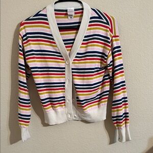 Hanna Andersson Colorful Striped Cardigan